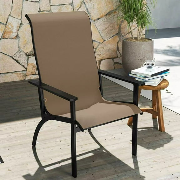 Auranook Chair with 400 lbs Weight Capacity High Back and Metal Frame Outdoor