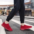 thumbnail image 4 of GLYGML Slip-On Sneakers Lightweight Breathable Sock-Style Walking Shoes with Air Hole Sole for Casual Daily Wear, 4 of 5