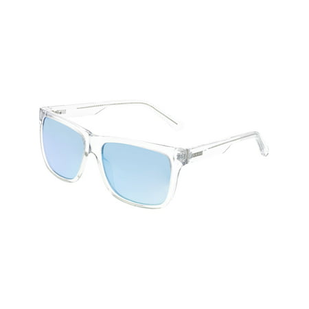 Guess Men's Mirrored GU6838-26X-57 Clear Rectangle Sunglasses