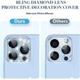 thumbnail image 4 of 2 Pcs Protecteur d'Objectif de Caméra Compatible avec Iphone 14 Pro Max & Iphone 14 Pro, Couverture d'Objectif à Paillettes Diamant, 4 of 5