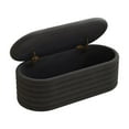 thumbnail image 7 of Jopath 40" Storage Ottoman Bench,Upholstered Storage Bench End of Bed Stool with Storage for Bedroom,Living Room,Entryway,Black, 7 of 7