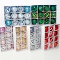 thumbnail image 1 of Flmtop 12Pcs 6cm Christmas Ball Ornament Baubles Xmas Tree Window Hanging Decoration, 1 of 10