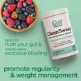 thumbnail image 7 of Gut Response CleanSweep Psyllium & Beet Fiber - Mixed Berry. 60 Servings for Digestive Health. Key Ingredients: Psyllium & Beet Fiber. Dietary Supplement., 7 of 7