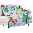 thumbnail image 2 of Christmas Fleece Throw Blanket Holiday Blanket Fuzzy Warm Cozy Throws for Winter All Seasons Bedding Couch Sofa Bed Office for Teens Adults Women Gift, 2 of 6