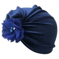 thumbnail image 3 of serony Bonnet Indien en Velours Perlé pour Bébé Filles Garçons Automne Hiver Chaud, 3 of 6