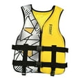 thumbnail image 3 of Almencla Veste de Sauvetage Ajustable Confortable Gilet de Natation pour Surf Rafting Planche à Voile L L, 3 of 8