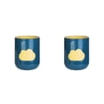 thumbnail image 4 of Billuyoard Taza Simple de doble capa nubes cepillado tazas personalidad reutilizable dibujos animados moda cepillo de titular pareja regalos Verde oscuro 301-400ml 2Conjunto, 4 of 6