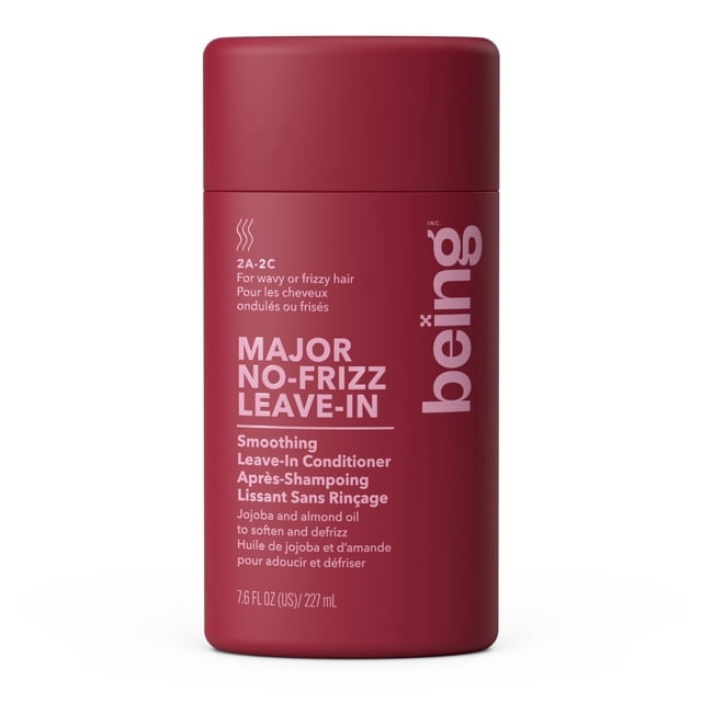 being MAJOR NO-FRIZZ Smoothing Leave-In Conditioner with Jojoba and Almond Oil 227mL