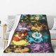 thumbnail image 1 of Manta polar de Pikachu, manta súper suave y acogedora, ropa de cama para niños Características: súper suave, 80" x 60", 1 of 8
