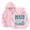 Pink, variant on Grblisyd Cute Hoodies for Kids Girls Aesthetic Preppy Sweatshirts Trendy Puff Hoodie Girl's Letter Graphic Casual Pullover