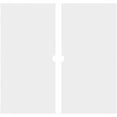 thumbnail image 4 of 16"OD x 1"ID x 5 1/2"C x 1"P Embry Architectural Grade PVC Contemporary Ceiling Medallion, Two Piece, 4 of 11
