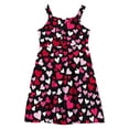 thumbnail image 4 of LOVZFMLL Robe d'Été Décontractée Sans Manches pour Filles de 2 à 12 Ans, Ourlet à Boutons, Fluide, avec Poches, Col Rond, 4 of 6