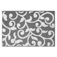 thumbnail image 6 of SUSSEXHOME Leaves Collection 2'x3' Gray&White Area Rug, Extra Soft and Comfy Carpet, Area Rugs for Kitchen, Living Room Rug, Runner Rug, Indoor Rugs for Bedroom, Machine Rug for Kids Rug, Area Rug, 6 of 6