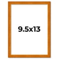 thumbnail image 2 of 9.5x13 Honey Brown Real Wood Picture Frame Width 0.75 inches | Interior Frame Depth 0.5 inches |, 2 of 8