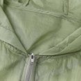 thumbnail image 6 of Zedker Casual Long Sleeve Hooded Jackets for Women,Classic Sun-Protection Zipper Coats with Pockets,Comfy Breathable Outerwear Tops,Green,XXXXL, 6 of 9