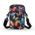 thumbnail image 2 of HELLHERO with Adjustable Strap Shoulder Bags, Polyester Crossbody Bags for Unisex, Butterflies, 2 of 7