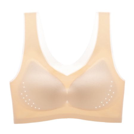 

Ultra-Thin Ice Silk Seamless Bra | Seamless Women s Thin Silk Unwired Bra | Ultra-Thin Ice Silk Bra Breathable Beauty Back Bra Sports Yoga Bra Large Size Butterfly Beauty Back Bra