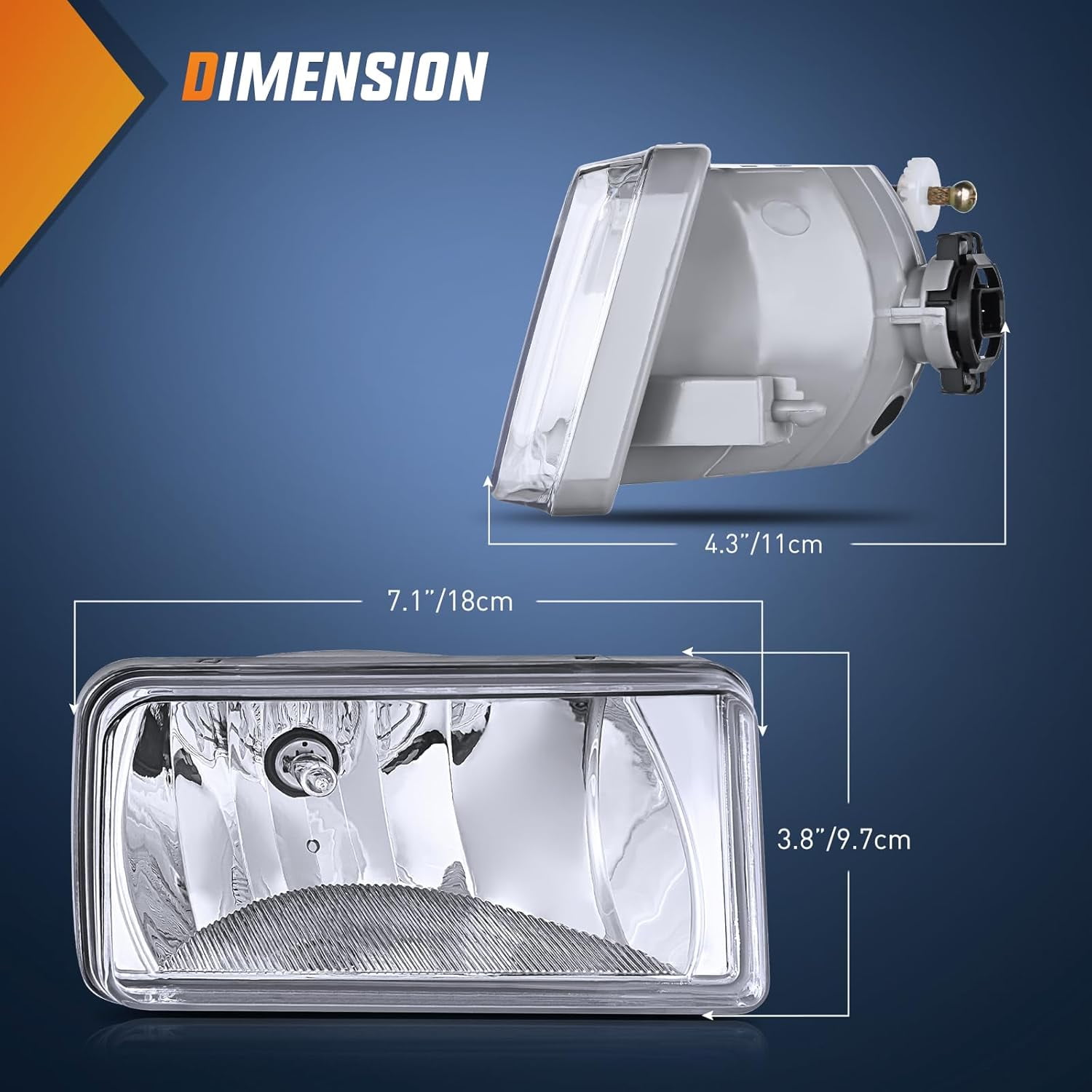 Nilight Fog Lights Assembly Compatible with 2007 2008 2009 2010 2011 2012 2013 2014 2015 Chevrolet Silverado Avalanche Tahoe Suburban GMC Sierra Yukon Cadillac Escalade Clear Lens
