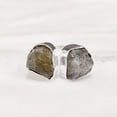 thumbnail image 2 of Natural Labradorite Ring, Rough Labra Gemstone Ring, Adjustable 2 Stone Ring, 925 Sterling Silver, Womens Ring, Christmas, Thanksgiving, Handmade, Statement Jewelry, Rough Gemstone Jewelry, 2 of 4