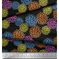 thumbnail image 2 of Soimoi Poly Georgette Fabric Artistic Leaves Decor Fabric Printed Yard 42 Inch Wide, 2 of 3