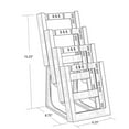 thumbnail image 4 of Four-Tier Modular Bifold Brochure Holder, 2-Pack, 4 of 5