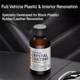 thumbnail image 7 of Car Plastic Plating Refurbishing Agent, Crystal Coating for Car Plastic Parts, Car Plastic Restorer Black, Plastic Model Car Kits, Nano Coating Agent for DIY, Automotive, 30ml 3PCS, 7 of 7