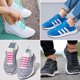 thumbnail image 1 of 12 piezas/juego de cordones de silicona redondos elásticos sin atar para zapatillas de deporte, 1 of 9