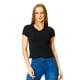 thumbnail image 3 of Blusa 2x1 Básica Moda Casual Mujer Negro Blanco Manga Corta blanco M Incógnita 330553, 3 of 12