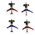 thumbnail image 2 of ruzhgo Aluminium Alloy T Rail Clamp Replacement Anti-rust Heavy Duty Solid Color Woodworking Carpenter Press Plate Accessories Size 20 Blue Size 19 Red, 2 of 6