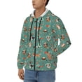 thumbnail image 3 of Kdxio Veterinary Clinics Print Men Hoodies Casual Hoodies for Men with Zip Pockets Full Zip Long Sleeve Sweatshirt Sports Hooded Jacket-Small, 3 of 5