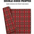 thumbnail image 5 of Red and Black Buffalo Plaid Christmas Placemats Set of 4 Christmas Checkered Tartan Placemats 12”x18” Seasonal Winter Xmas Place Mats Washable Table Mats for Dining Parties Holiday New Year Decor, 5 of 8