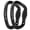 Black, variant on HYEASTR 25KN Locking Climbing Carabiner Clips, Screwgate Rockclimbing Carabiner,Heavy Duty Carabiners Equipment,Large SizeCarabiner for Climbing, Rappelling,Hunting and Rescue