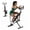 Black, variant on CONCETTA Row Ride Glute & Leg Trainer, LCD Display, Foldable Squat Assist, Adjustable Resistance for Home Full Body Workout, Black