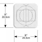 Strait-Flex Perma-Patch 8 In. x 8 In. Compound Drywall Patch (2-Pack) PP-2PK