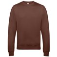 thumbnail image 1 of Awdis - Sudadera lisa con cuello redondo Unisex (Brownie de Chocolate), 1 of 2