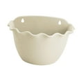 thumbnail image 4 of Maceta de flor para colgar en pared, macetero de pared, cubo, barandilla, maceta para bonsái para balcón Beige, 4 of 8