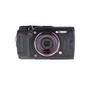 Olympus Tough TG-6 Digital Camera (Black) (V104210BU000) Bundle Including: 128 GB Memory Card, HDMI Cable, Cap Keeper, Flexible Tripod, Hand Strap, Full Cleaning Kit