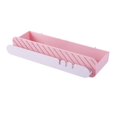 thumbnail image 1 of Estante de ducha de plástico sin perforaciones, organizador de ducha autoadhesivo de pared, azul/rosa, 1 of 7