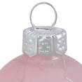 thumbnail image 3 of 28ct Pale Pink Clear Finish Glass Christmas Ball Ornaments - 2" (50mm), 3 of 4