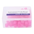 thumbnail image 3 of Anillos de código de color dental, 100 piezas anillos de código de color dental de silicona suministros de accesorios para instrumentos de ortodoncia, 3 of 7