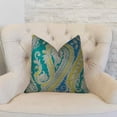 thumbnail image 2 of Plutus Fun Paisley Handmade Throw Pillow, 2 of 3