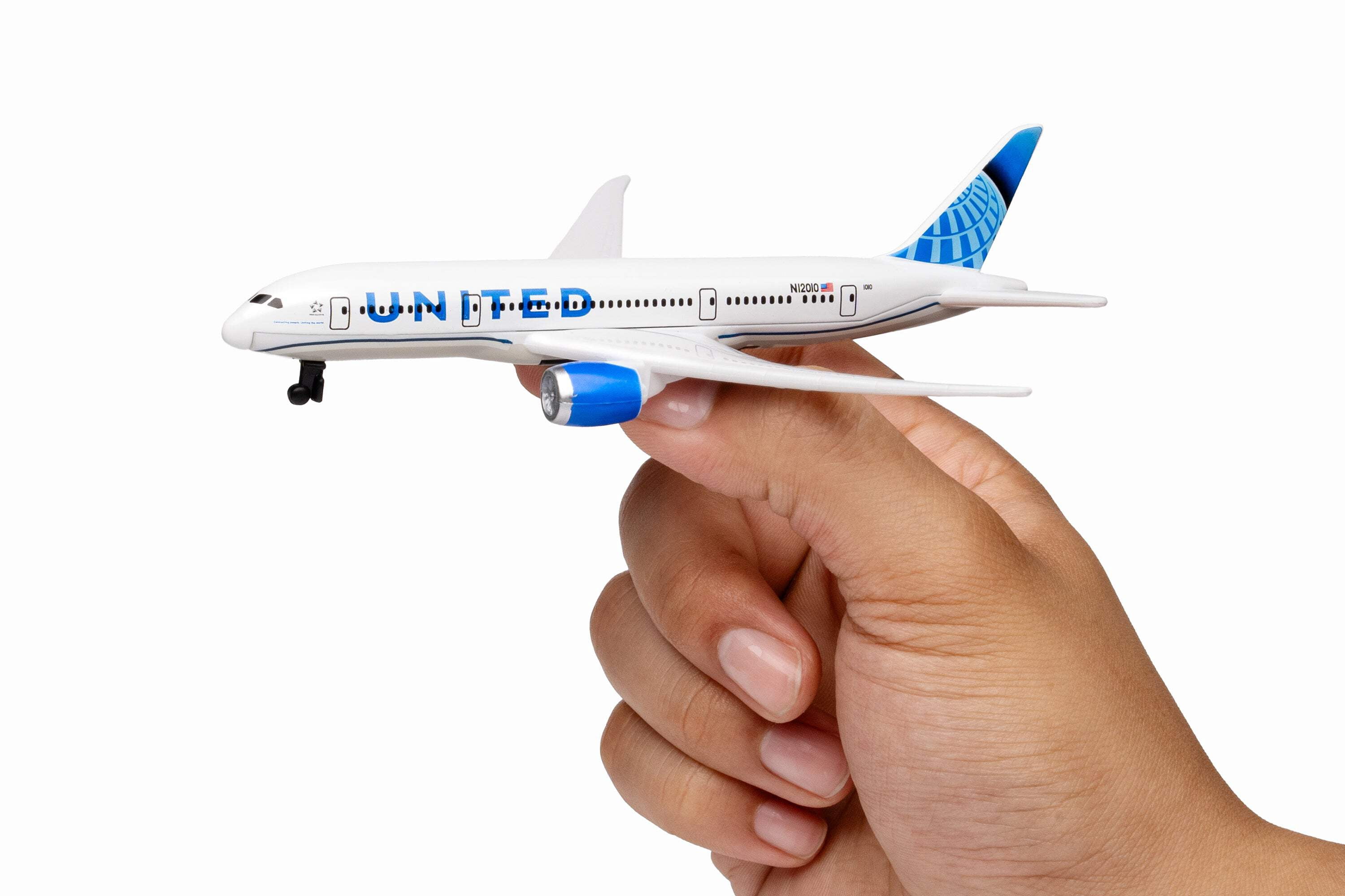 DARON RT6264-2 UNITED Airlines Boeing 787 Die Cast Model Plane