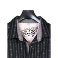 thumbnail image 2 of Scully PS-093-BLK-XL Mens Striped Long Sleeve Western Shirt- Black - XL, 2 of 2