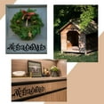 thumbnail image 4 of Adhesivo de pared de PVC con citas de bienvenida, calcomanía de pared con estampado de huellas de perro, arte de vinilo para pared para sala de estar, puerta de entrada, porche, decoración del hogar,, 4 of 8