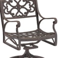 thumbnail image 1 of Homestyles Sanibel Aluminum Outdoor Swivel Rocking Chair in Bronze, 1 of 7
