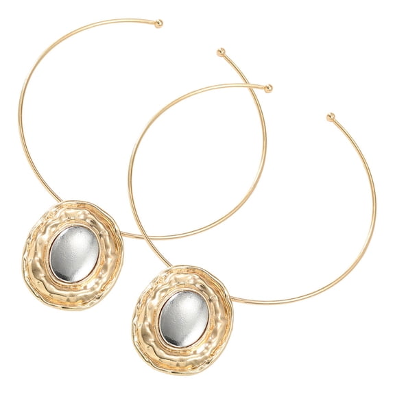 WHAMVOX 2 Pcs Exquisite Necklace Alloy for Woman Chunky