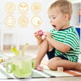 thumbnail image 3 of Vensio -300ml Baby Sippy Cup with Soft Silicone Straw and Double Handle, Non-Slip Grooved Training Cup for Toddlers, BPA Free Leak-Proof Water and Juice Bottle Green, 3 of 8