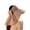 Khaki, variant on Adjustable Wide Brim Sun Hat For Hiking Beach And Travel Lightweight Breathable And Portable