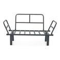 thumbnail image 5 of Futon Sofa Bed, Lounge Memory Foam Sleeper Couch for Living Room, Convertible Modern Chenille Sofa for Compact Living Spaces, 49" W (Mustard), 5 of 7