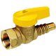 thumbnail image 1 of Válvula esférica Homewerks Texas Pattern 1/2 Brass para gas, 1 of 2